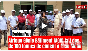 don de 100 tonnes de ciments a faso mebo